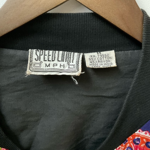 Vintage 1990’s Floral Cropped Bomber Jacket - Picture 2 of 5